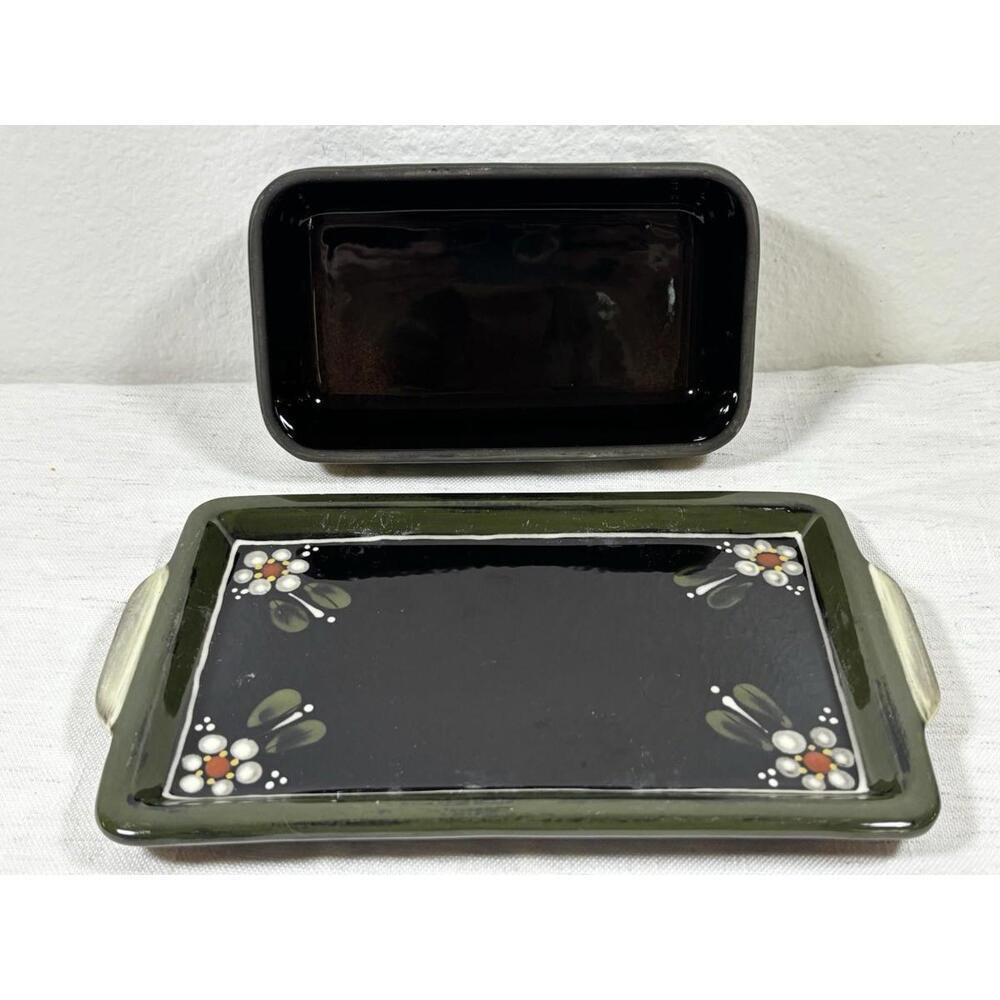 Vintage Kohler Bock Handarbeit No 267 West Germany Butter Dish Folk Art - Picture 6 of 9
